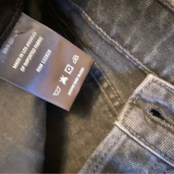 GRLFRND Helena High Rise Denim Shorts NWT Size 23 - Picture 7 of 7